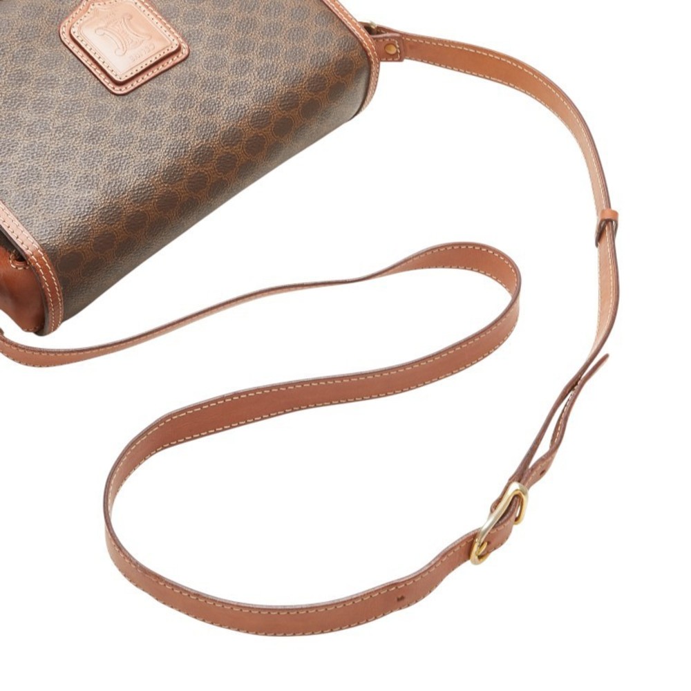 Celine Crossbody Brown Macadam Leather - Picture 7 of 8